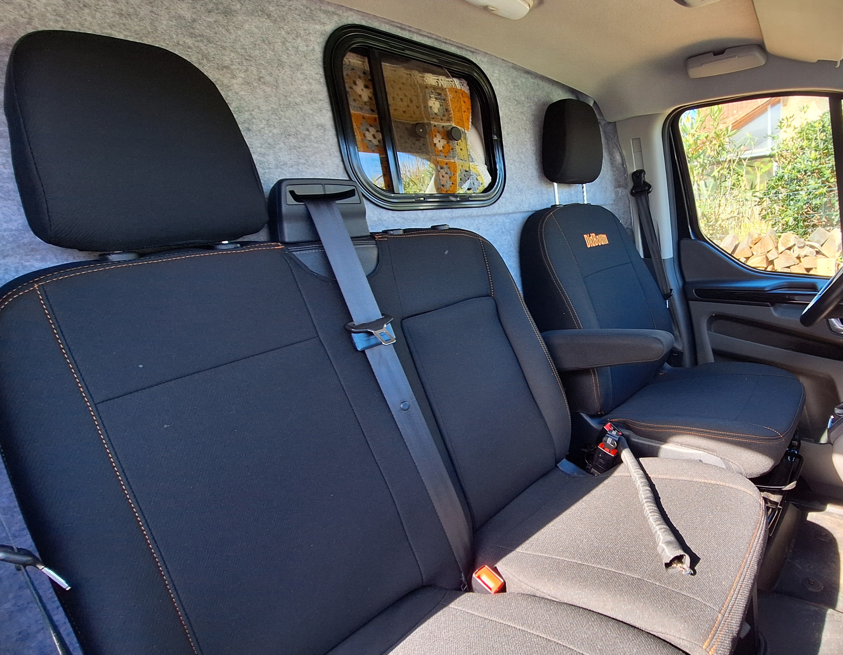Bedrijfswagen stoelhoezen voor FORD TRANSIT CUSTOM