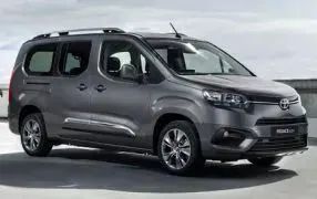 PROACE CITY - 5 zitplaatsen / individuele stoelen achteraan